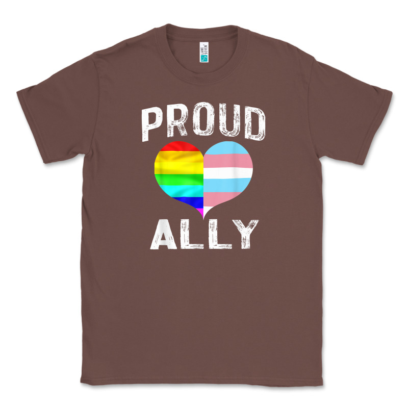 Proud Ally Lgbt Rainbow Heart Gay Pride Month Classic Tee by linhVisuals | Teevron