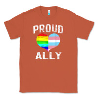 Copper proud ally lgbt rainbow heart gay pride month Classic Tee - linhVisuals