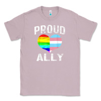 Lilac proud ally lgbt rainbow heart gay pride month Classic Tee - linhVisuals