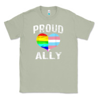 Matcha proud ally lgbt rainbow heart gay pride month Classic Tee - linhVisuals