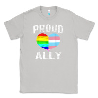 Moon Dust proud ally lgbt rainbow heart gay pride month Classic Tee - linhVisuals