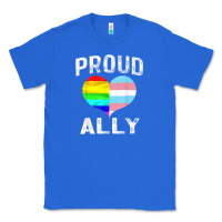True Royal proud ally lgbt rainbow heart gay pride month Classic Tee - linhVisuals