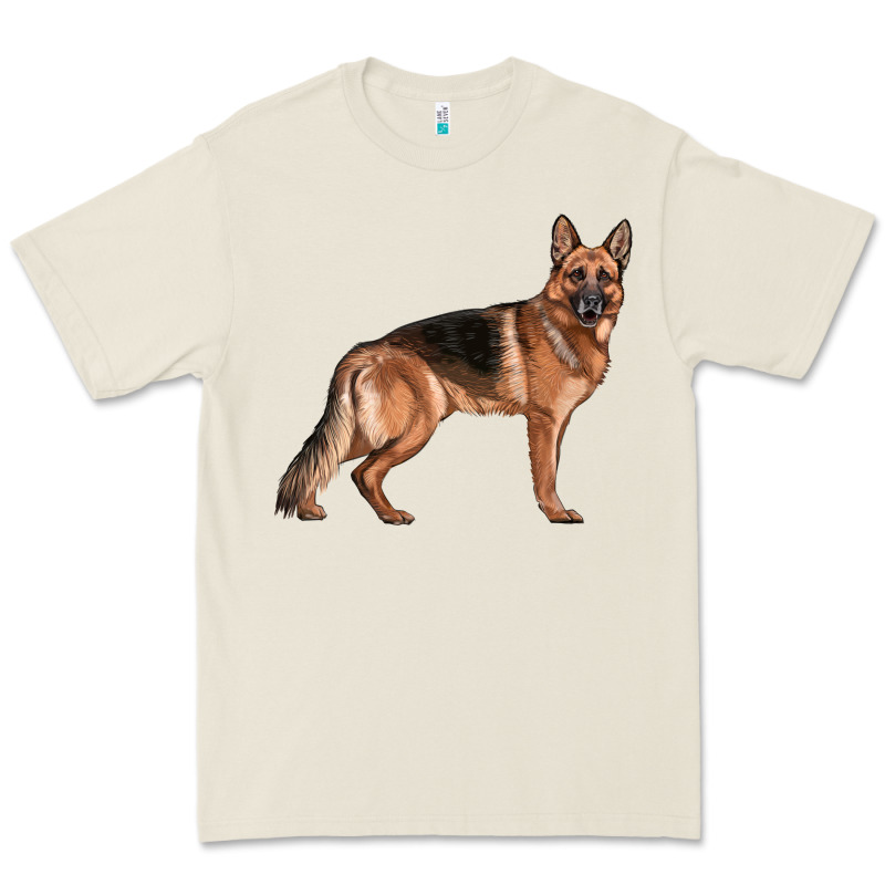 German Shepherd Dog Illustrations Premium Tee by LillyAllenDesigns | Teevron