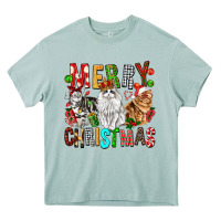 Arona Merry christmas cats Heavy Core Tee - FaDigitalArtStudio