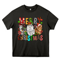 Asphalt Merry christmas cats Heavy Core Tee - FaDigitalArtStudio