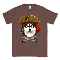 Chestnut alaskan malamute pirate dog halloween Classic Tee - linhVisuals