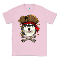 Bubblegum Pink alaskan malamute pirate dog halloween Classic Tee - linhVisuals