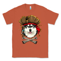 Copper alaskan malamute pirate dog halloween Classic Tee - linhVisuals