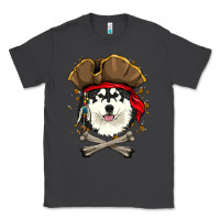 Smoke alaskan malamute pirate dog halloween Classic Tee - linhVisuals