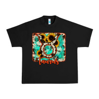 Black taurus turquoise cowhide Urban Heavy Tee - RanaPortraitStore