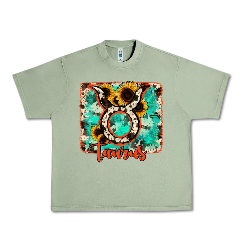 Taurus Turquoise Cowhide Urban Heavy Tee by RanaPortraitStore | Teevron