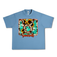 Pebble Blue taurus turquoise cowhide Urban Heavy Tee - RanaPortraitStore
