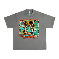 Tornado taurus turquoise cowhide Urban Heavy Tee - RanaPortraitStore