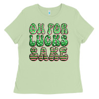 Matcha oh for lucks sake st patricks Ladies Tee - Artiststas