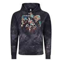 Cloud Black American flag thunderbird Vintage Hoodie - BarkalooDesign