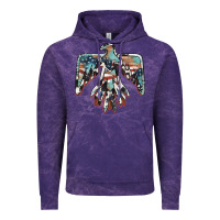 Cloud Purple American flag thunderbird Vintage Hoodie - BarkalooDesign