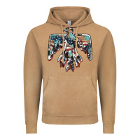 Vintage Camel American flag thunderbird Vintage Hoodie - BarkalooDesign