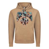 Vintage Coffee American flag thunderbird Vintage Hoodie - BarkalooDesign