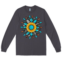 Smoke gemstone sunflower Long Sleeve Tee - Artiststas