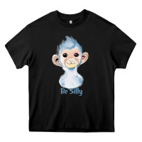 Black monkey cute animals Heavy Core Tee - RanaPortraitStore