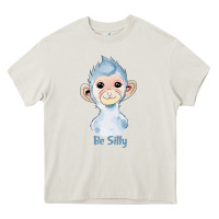 Cream monkey cute animals Heavy Core Tee - RanaPortraitStore