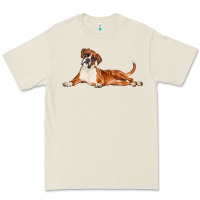 Bone Boxer Dog Illustrations Premium Tee - LillyAllenDesigns