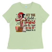 Matcha let the field be joyful and all that is in it Ladies Tee - Artiststas