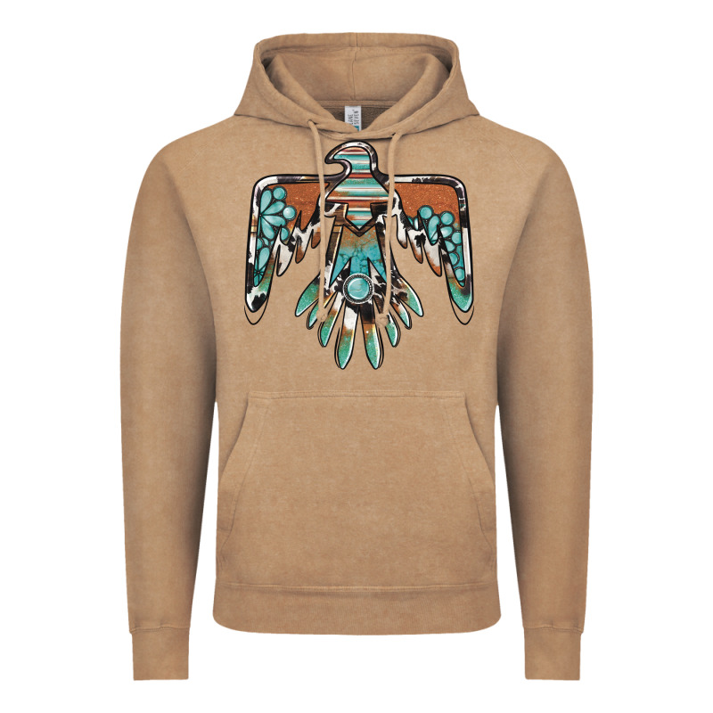 Thunderbird With Gemstone Vintage Hoodie by BarkalooDesign | Teevron