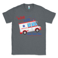 Charcoal Heather emt paramedic wee woo ambulance boo Classic Tee - linhVisuals
