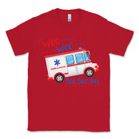 Red emt paramedic wee woo ambulance boo Classic Tee - linhVisuals
