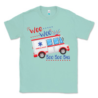 Seafoam emt paramedic wee woo ambulance boo Classic Tee - linhVisuals