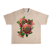 French Oak 4 crimson blaze sunflower Urban Heavy Tee - LillyAllenDesigns
