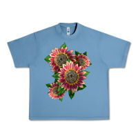 Pebble Blue 4 crimson blaze sunflower Urban Heavy Tee - LillyAllenDesigns