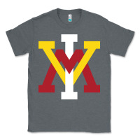 Charcoal Heather vmi keydets Classic Tee - linhVisuals