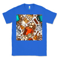 True Royal camping coffee cups marshmallow and moka pot with leopard seamless pat Classic Tee - BundleAndBundleShop