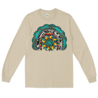 Mushroom gemstone sunflower  rainbow Long Sleeve Tee - Artiststas