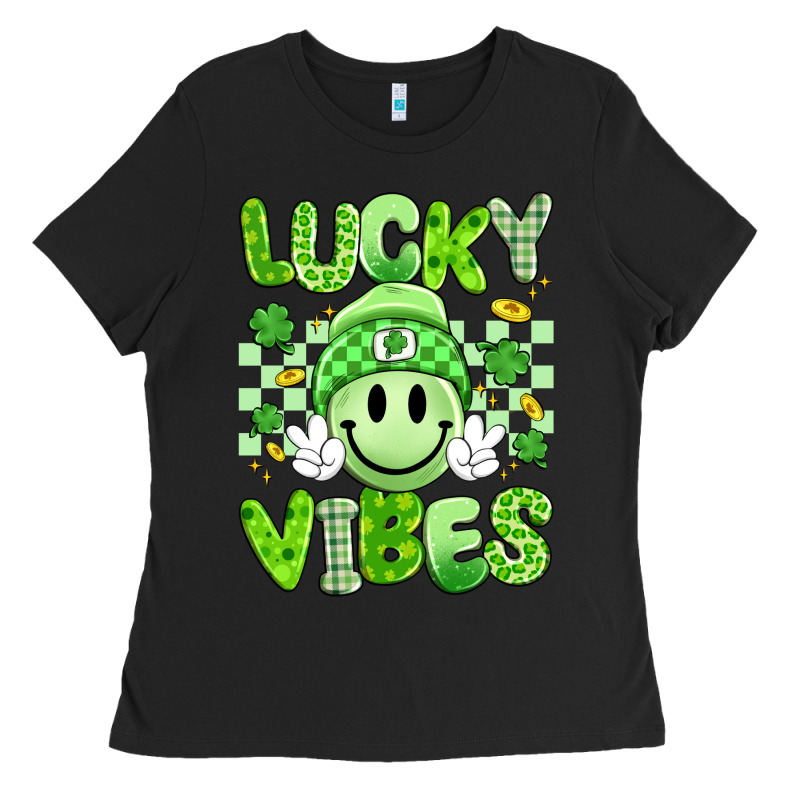 Lucky Vibes Ladies Tee by Artiststas | Teevron