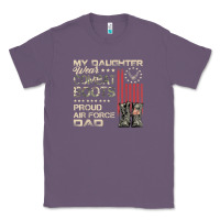 Lavender military daughter family dad air force veteran Classic Tee - linhVisuals