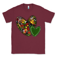 Burgundy christmas heart Classic Tee - RanaPortraitStore