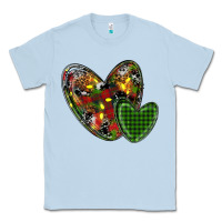 Dusty Blue christmas heart Classic Tee - RanaPortraitStore