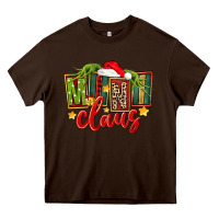 Chocolate Brown christmas mini claus Heavy Core Tee - FaDigitalArtStudio