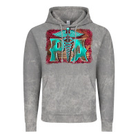 Cloud Rock physician medical symbol assistant nurse background Vintage Hoodie - BarkalooDesign