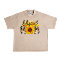 French Oak blessed mom sunflower Urban Heavy Tee - RacoonDesign