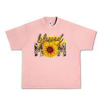 Salmon blessed mom sunflower Urban Heavy Tee - RacoonDesign