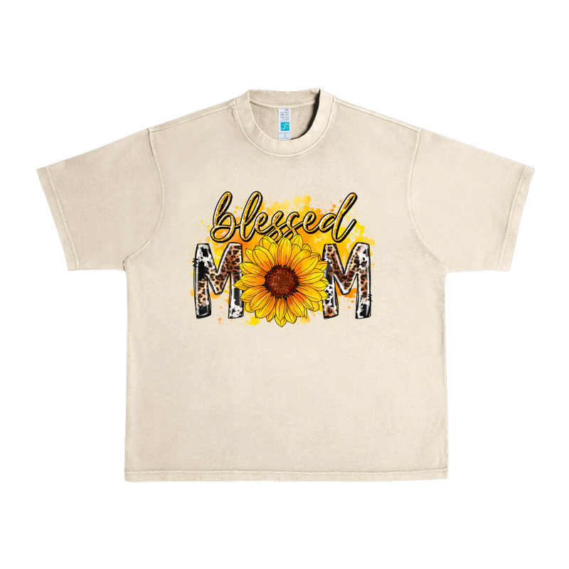 Blessed Mom Sunflower Urban Heavy Tee by RacoonDesign | Teevron