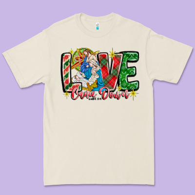 Love Came Down Premium Tee Designed By Cowhidedigitalart