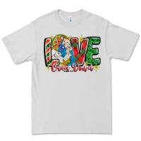 Dove Grey Love Came Down Premium Tee - CowhideDigitalArt