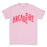 Bubblegum Pink Arcade Fire Classic Tee - linhVisuals