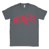 Charcoal Heather Arcade Fire Classic Tee - linhVisuals