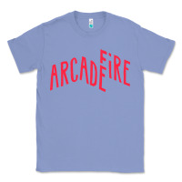 Colony Blue Arcade Fire Classic Tee - linhVisuals
